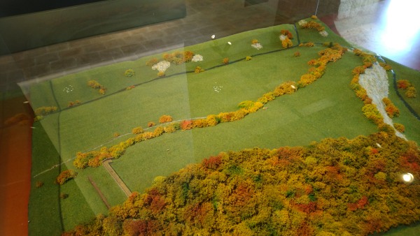 model of the oppidum